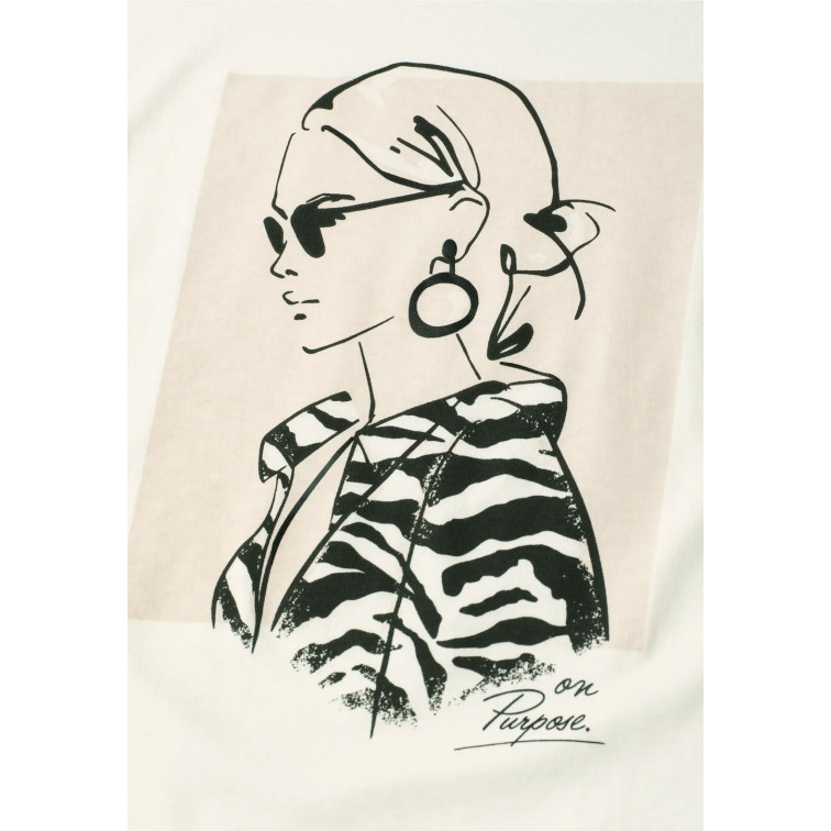 femme lady print shirt 30108