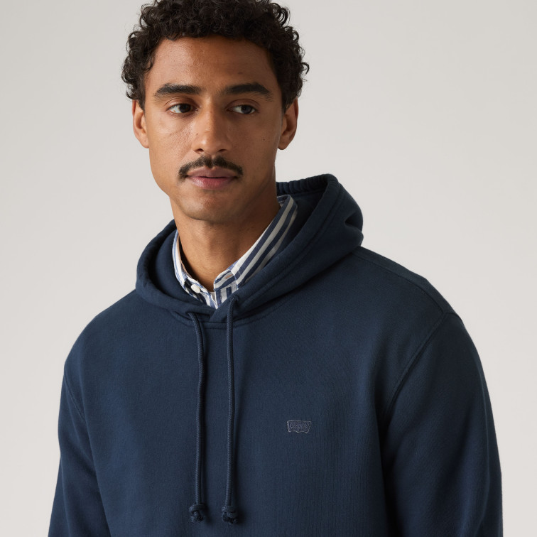 sweat-shirt homme  levi's the original hm hoodie navy bl