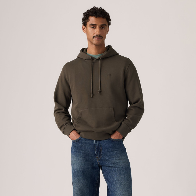 sweat-shirt homme  levi's the original hm hoodie coffee