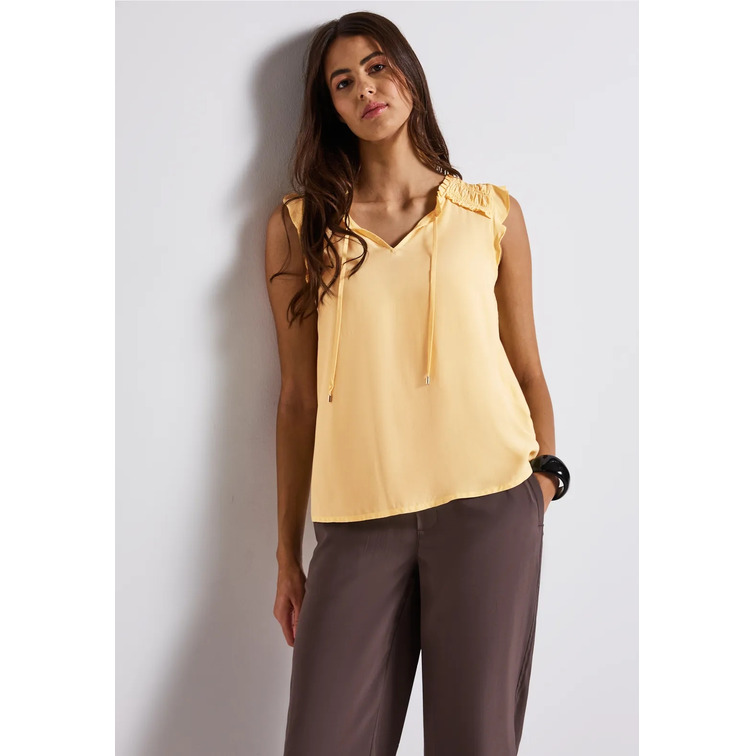 chemise femme  street tunic blousetop w frill detail