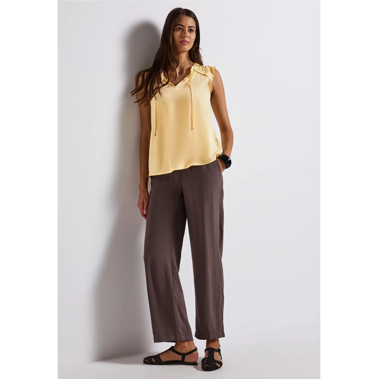 chemise femme  street tunic blousetop w frill detail