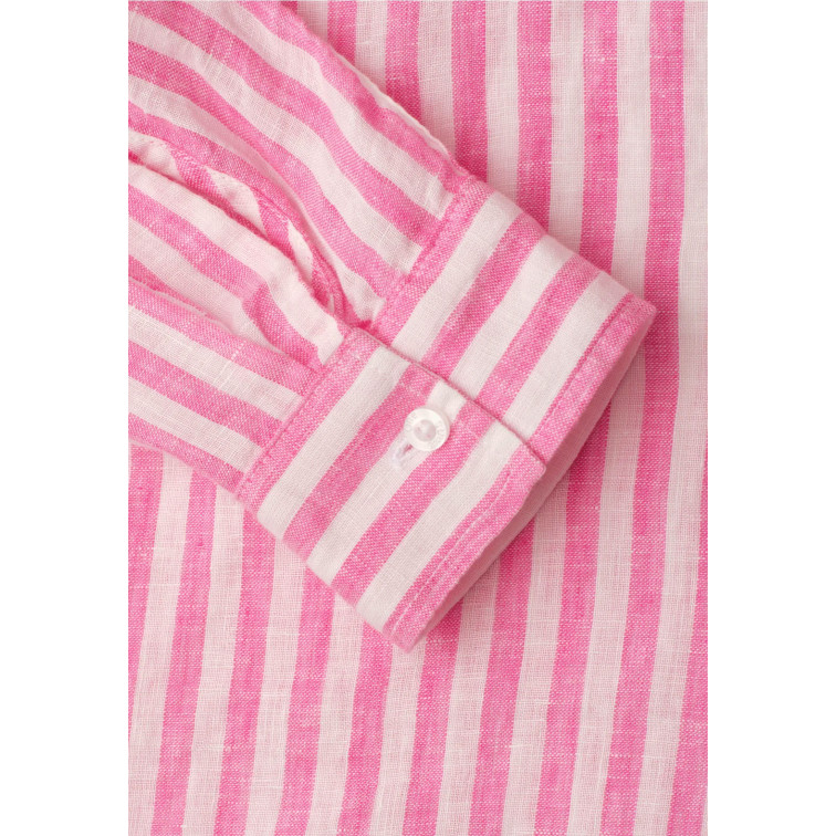 femme sol_striped shirtcollar blouse 27281