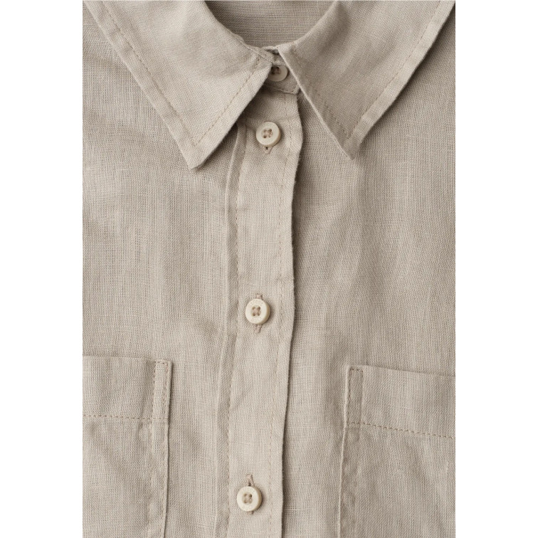 femme sol_solid shirtcollar blouse w 17278