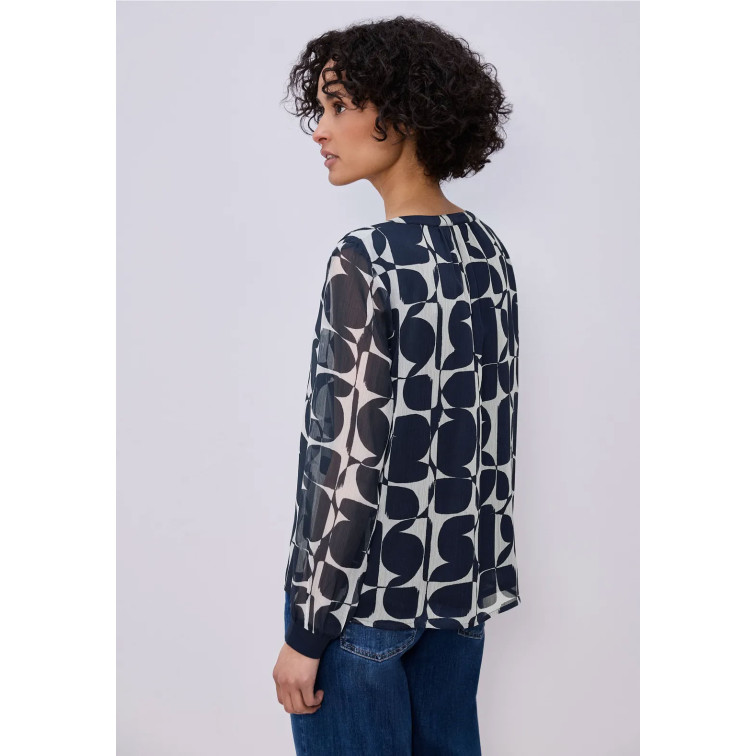 chemise femme  street chiffon tunic blouse w tape de
