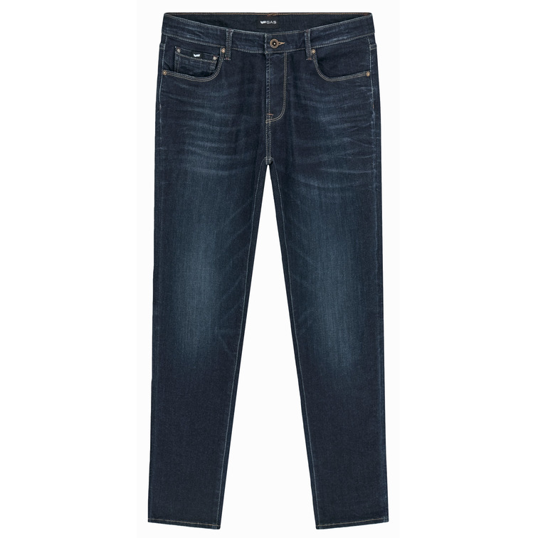 jeans homme  gas sax zip rev