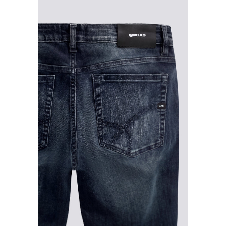 jeans homme  gas sax zip rev