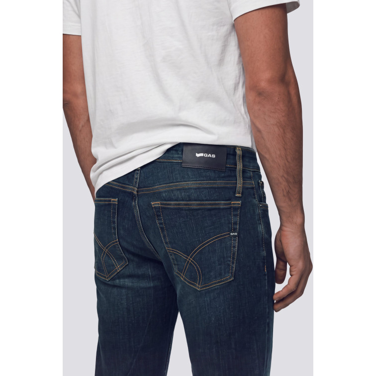 jeans homme  gas albert simple rev