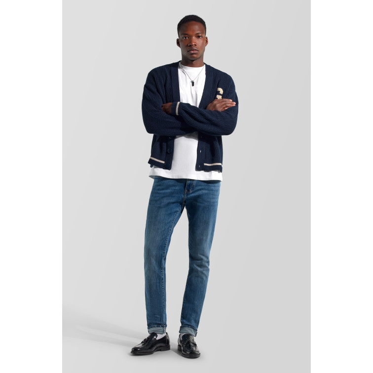 jeans homme  gas sax zip plus