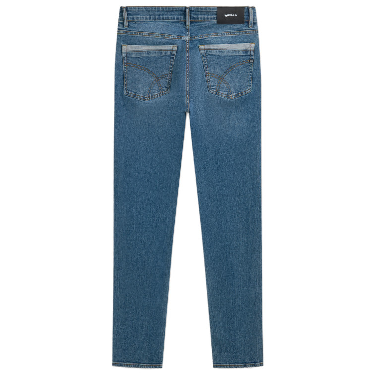 jeans homme  gas sax zip plus