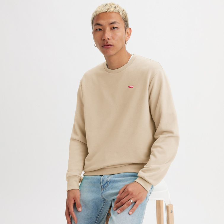 sweat-shirt homme  levi's the original hm crew fog frenc