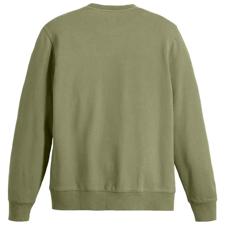 sweat-shirt homme  levi's the original hm crew moss oliv