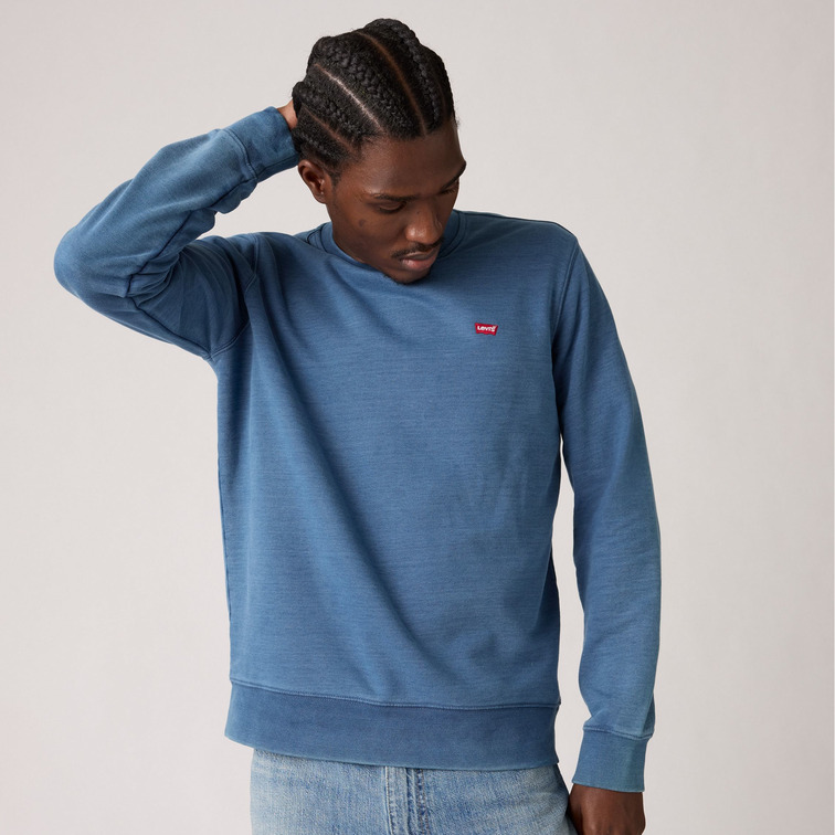 sweat-shirt homme  levi's the original hm crew true indi