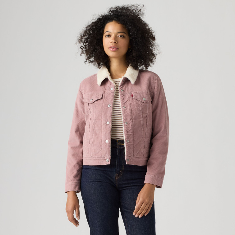 manteau femme  levi's original sherpa trucker woodro