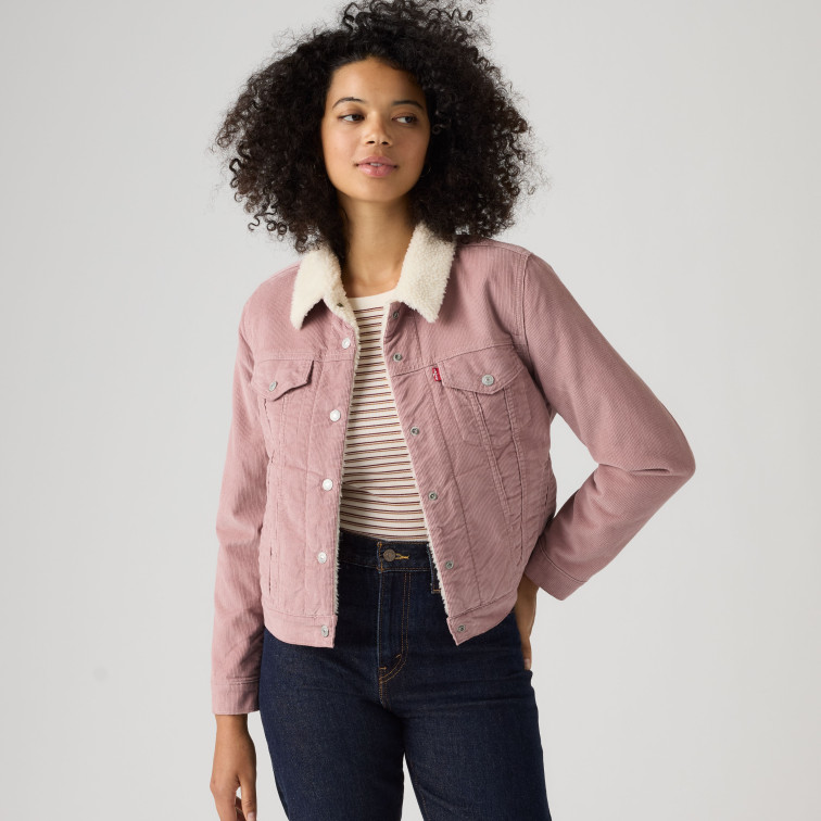 manteau femme  levi's original sherpa trucker woodro