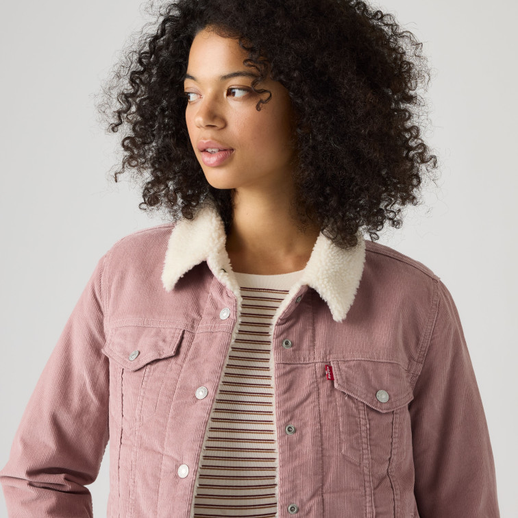 manteau femme  levi's original sherpa trucker woodro