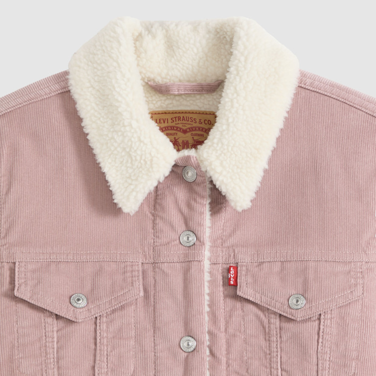 manteau femme  levi's original sherpa trucker woodro
