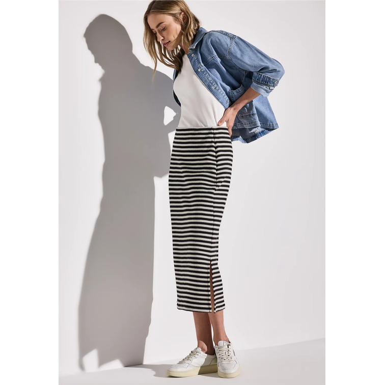 robe femme  street style pepica fake knit_striped