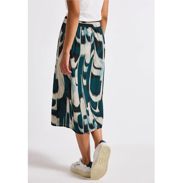 robe femme  street viscose wrap skirt_print