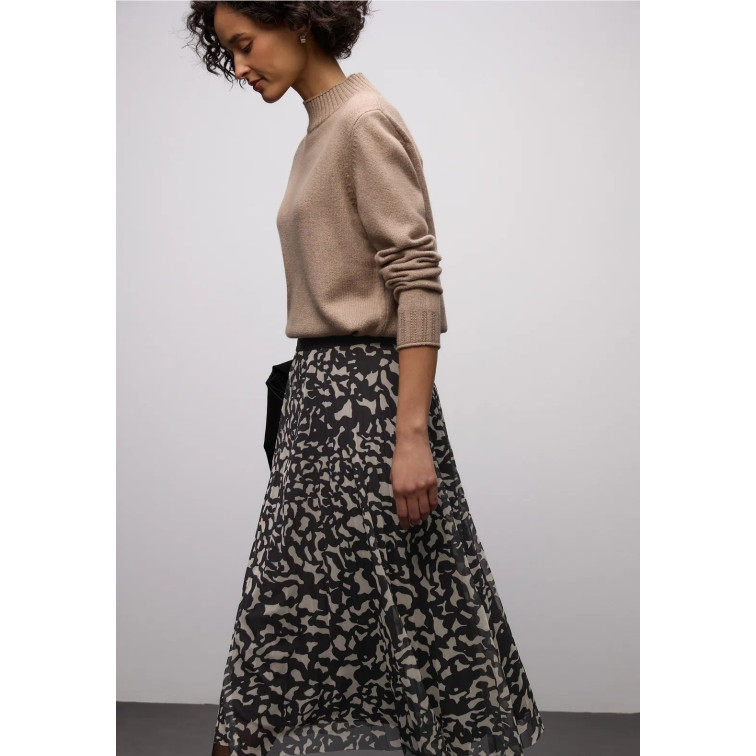 robe femme  street mesh plissée skirt_print