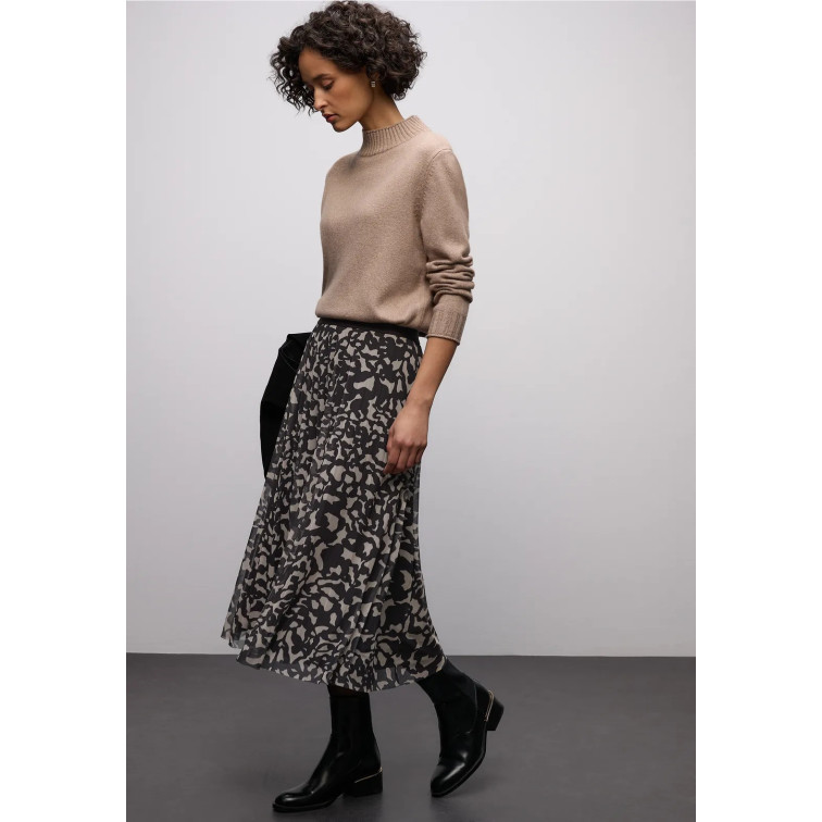 robe femme  street mesh plissée skirt_print