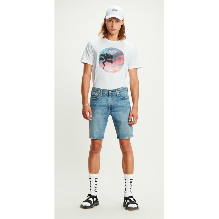 le short homme  levis 98% cotton/2% elastane 511 slim hemmed short baguette