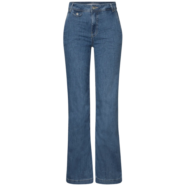 pantalon femme  street style denim-wide leg,loosefit,