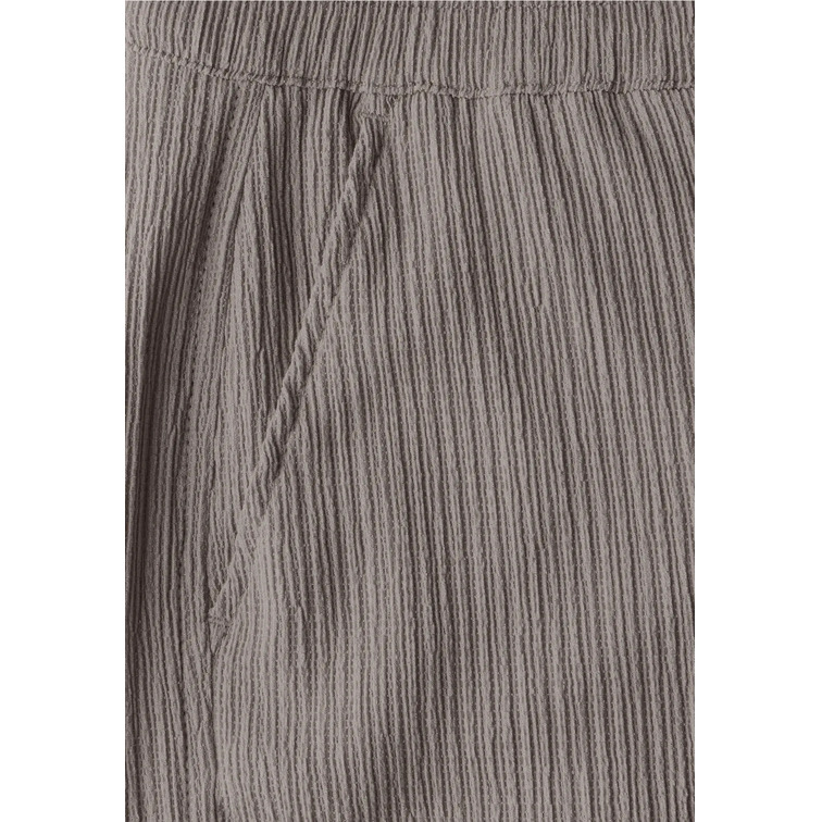 pantalon femme  street wide leg crinkle crash hw
