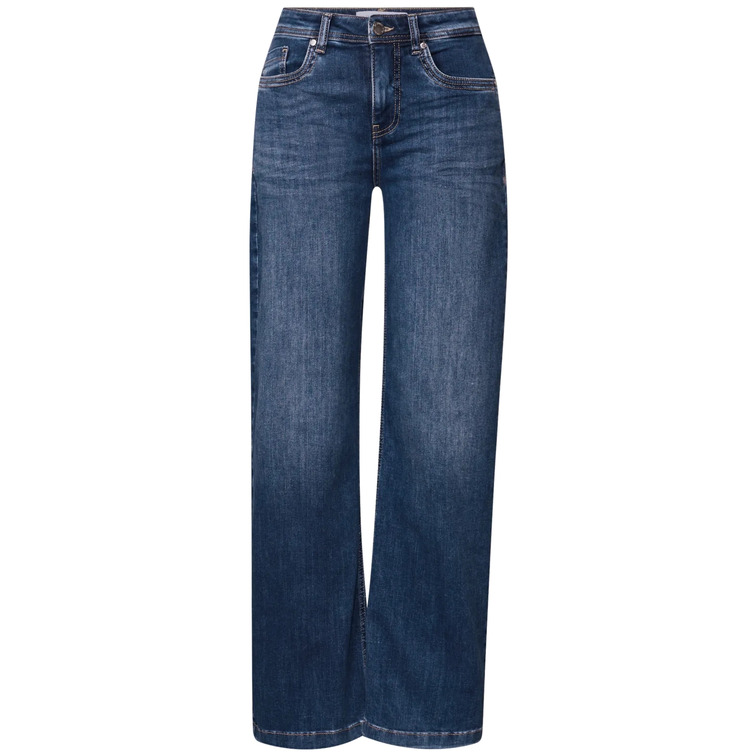 jeans femme  street style qr denim-wide leg,hw,mid