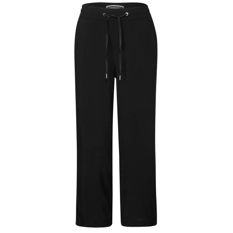pantalon femme  street style qr emee solid hw wide le