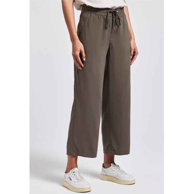 pantalon femme  street style qr emee solid hw wide le