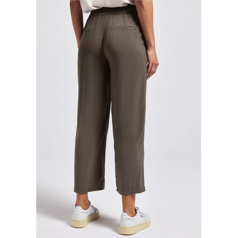 pantalon femme  street style qr emee solid hw wide le