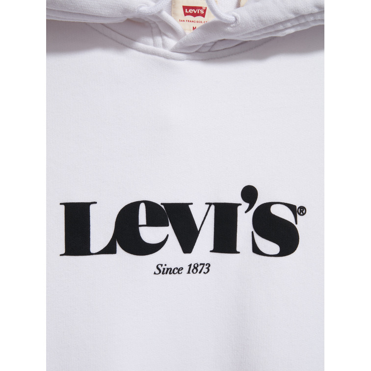 sweat-shirt homme  levis t2 relaxed graphic po mv logo