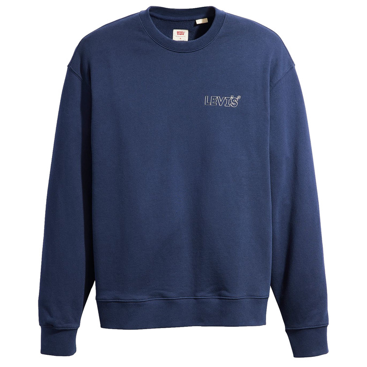 sweat-shirt homme  levis relaxd graphic crew chrome hea