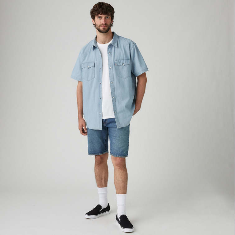 le short homme  levi's 405 standard shorts med indigo