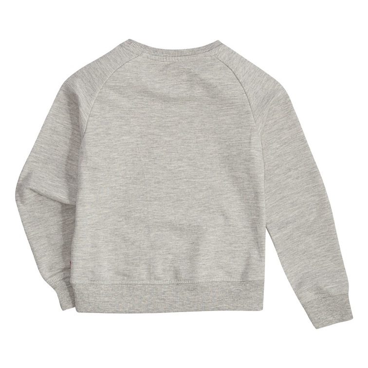 sweat-shirt fille  levis kids 60% cotton, 40% polyester lvg key item logo crew