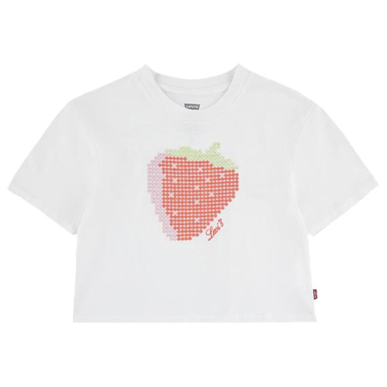 t-shirt fille  levi's lvg strawberry ss top
