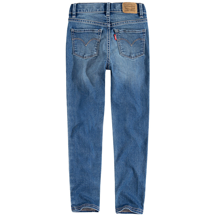 jeans fille  levi's junior lvg 710 super skinny jean