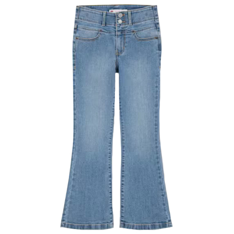 jeans fille  levi's lvg 726 flare w/ yoke detail