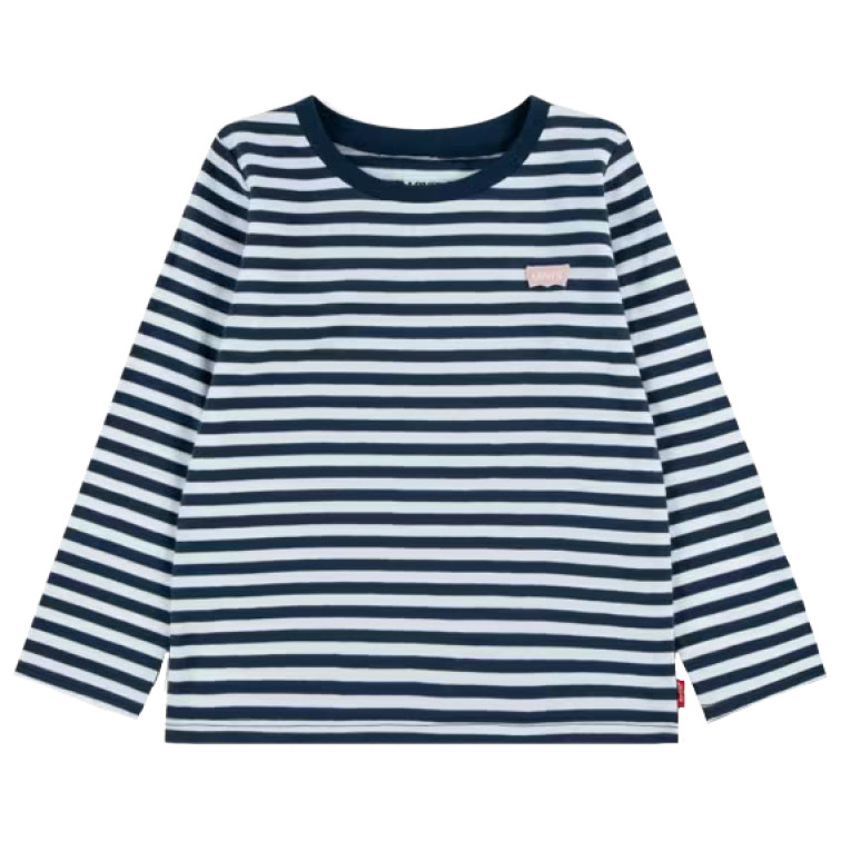 t-shirt fille  levi's lvg stripe ls tee
