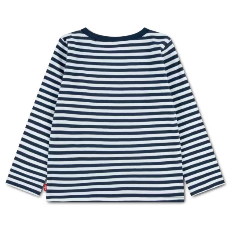 t-shirt fille  levi's lvg stripe ls tee