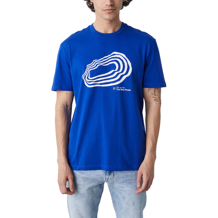t-shirt homme  gas dharis/r true blue