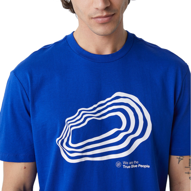 t-shirt homme  gas dharis/r true blue