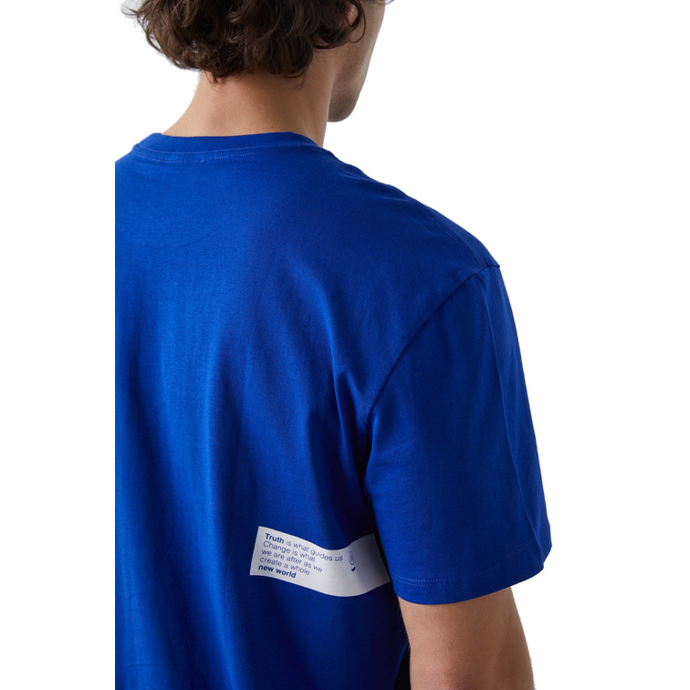 t-shirt homme  gas dharis/r true blue