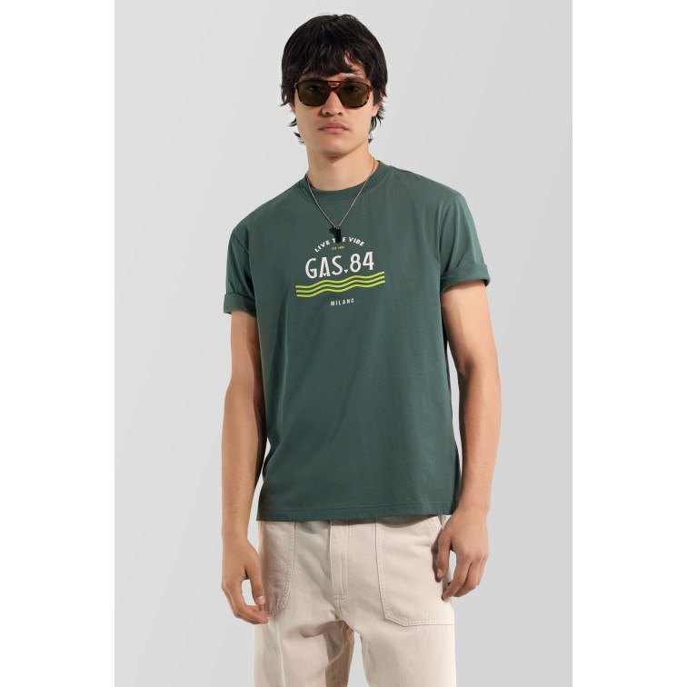 t-shirt homme  gas dharis m/c_vibe_