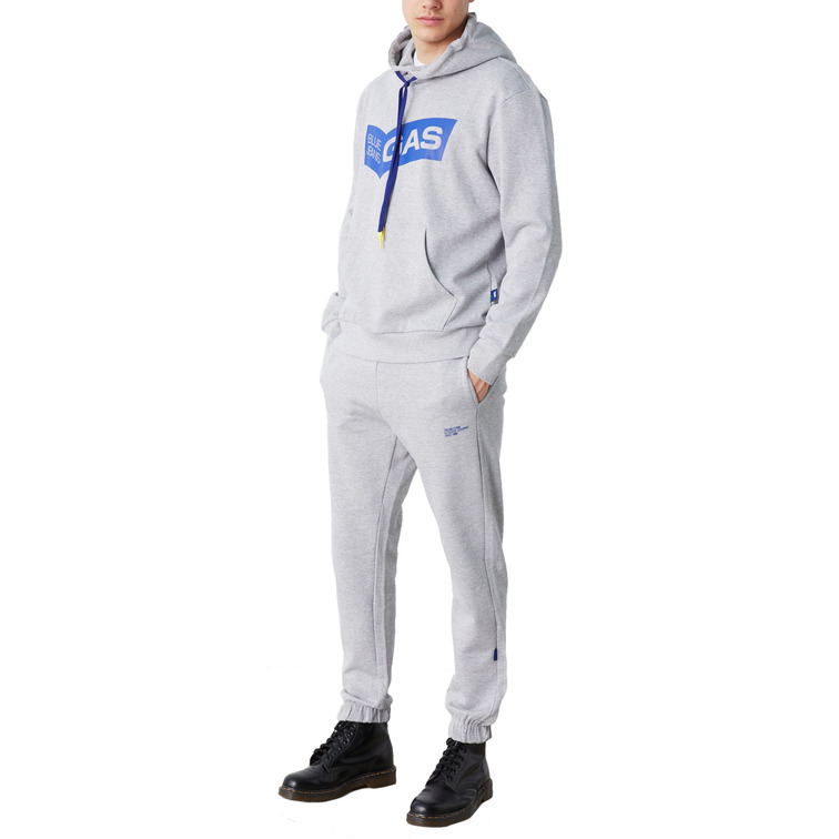 sweat-shirt homme  gas sven/r pouch logo