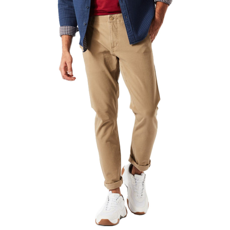 pantalon homme  docker alpha khaki 360 skinny new bri
