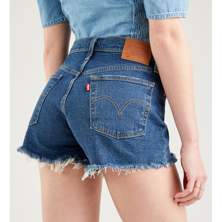 le short femme  levis 501 original short salsa chrst