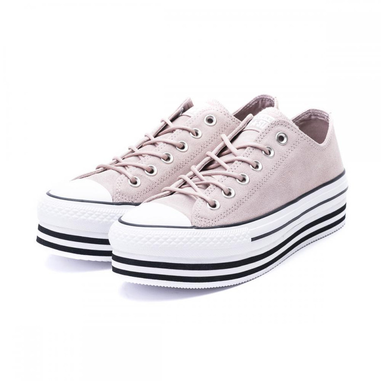 chaussure femme  converse chuck taylor all star layer bo