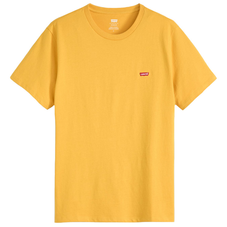 t-shirt homme  levi's ss original hm tee mineral yel