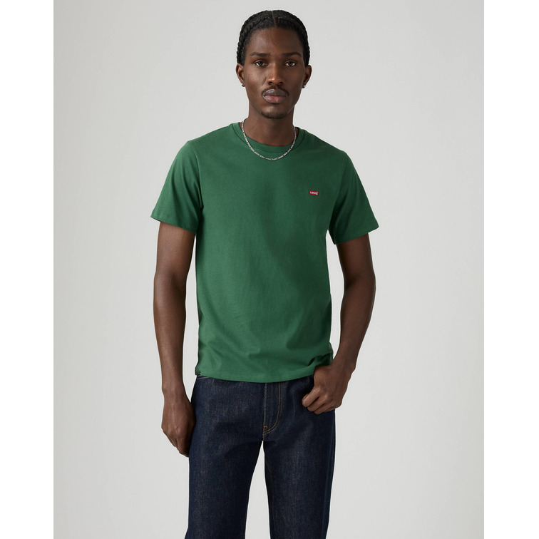 t-shirt homme  levi's ss original hm tee dark green